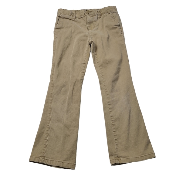 Childrens Place Girls Khaki Adjustable Waist School Uniform Skort Pants 6 X - 7 - Picture 6 of 8